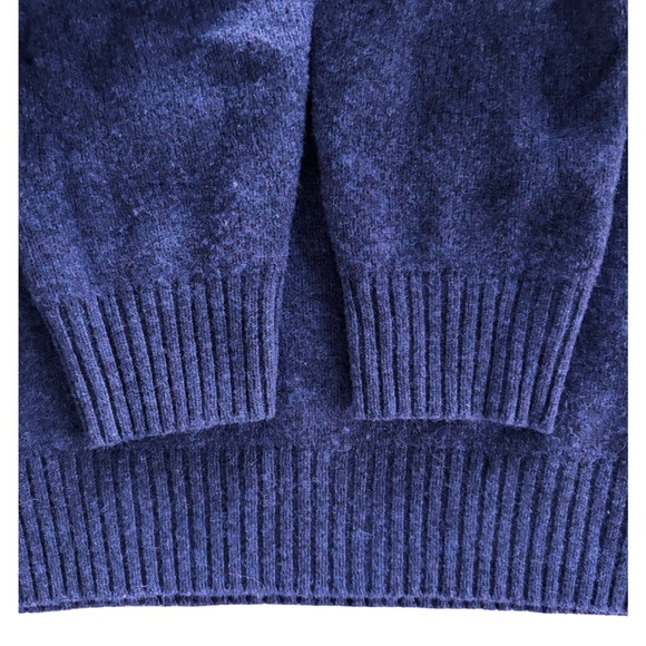 Uniqlo | Unisex Premium Lambswool Sweater - Eggplant Purple | Size S - Picture 8 of 9